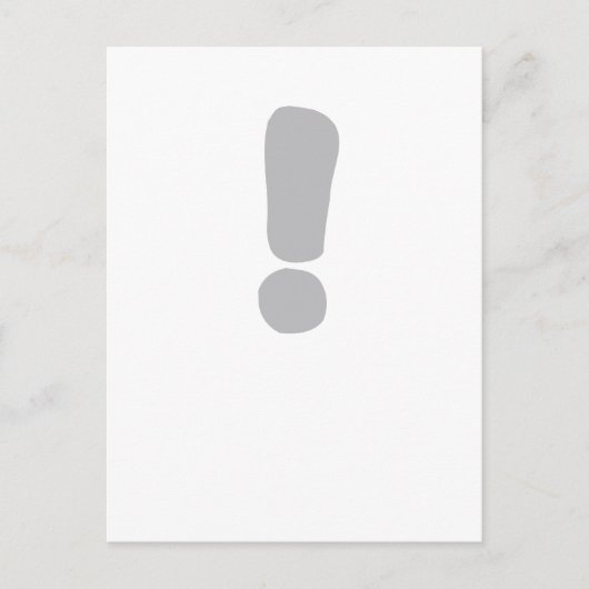 感嘆符！ ポストカード (正面)