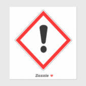 感嘆符 – GHSラベル シール (シート)