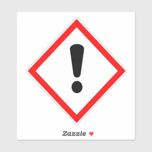 感嘆符 – GHSラベル シール (シート)