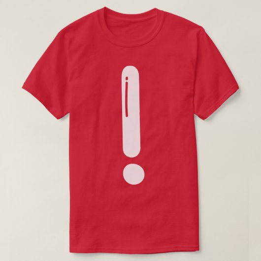 感嘆符 Tシャツ (デザイン正面)