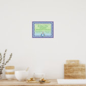 感応状(クリスチャン) ポスター (キッチン)