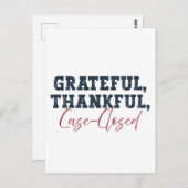 感恩感謝事件終了 - 弁護士のための感謝祭 ポストカード (正面/裏面)