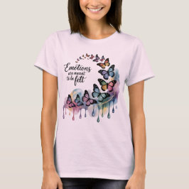 感情が意図され感じている – バタフライTee Tシャツ