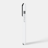 感情が流動性に変わる ミニマリストフォン  iPhoneケース (左側面)