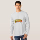感情に打ち勝つ黄金のトレード思考ロング Tシャツ (正面フル)