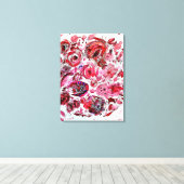 感情に満ちている キャンバスプリント (インサイチュ (ウッドフロア))