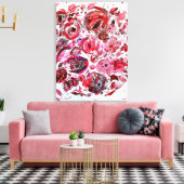 感情に満ちている キャンバスプリント (インサイチュ (リビング))