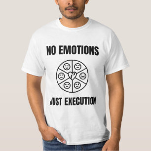 感情のないトレードマインドセットの引用 Tシャツ