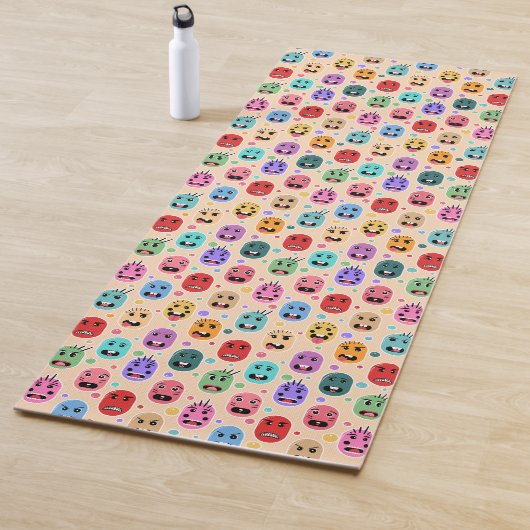 感情のカラフル顔 ヨガマット (インサイチュ)
