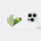 感情の支えとなるワキガシラコンゴウインコ iPhoneケース (裏面横)