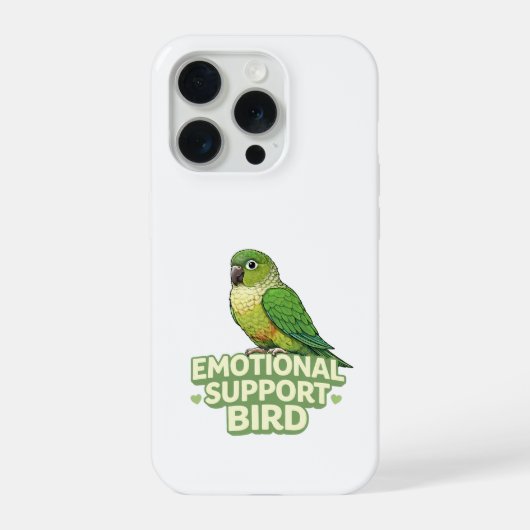感情の支えとなるワキガシラコンゴウインコ iPhoneケース (裏面)