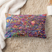 感情の枕抽象芸術の記念祭 ランバークッション (ブランケット)