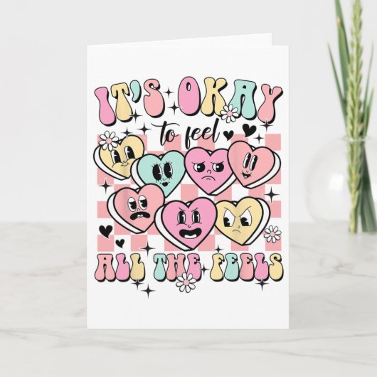 感情をすべて感じるのはOK！学校カウンセラー メンタル カード (正面)