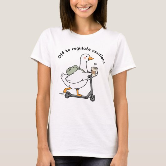 感情をコントロールするために、面白い精神衛生 Tシャツ (正面)
