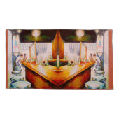 感情を動かすためにロジック、を正当化する 枕カバー (裏面)