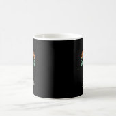 感情を整えるために出発する面白いガチョウスクーター コーヒーマグカップ (中央)