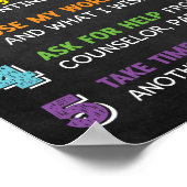 感情を管理する5つのステップ教室の動作 ポスター (角)