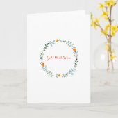 感情カード カード (黄色い花)