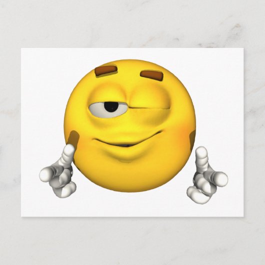 感情ガイ – ウインク葉書 ポストカード (正面)