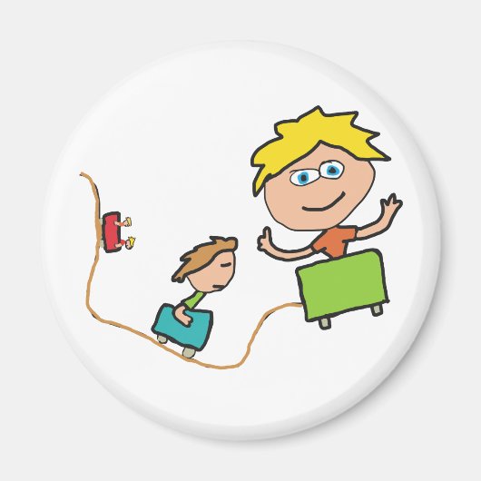 感情ジェットコースター マグネット (正面)