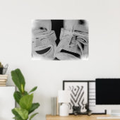 感情マスク ポスター (ホームオフィス)