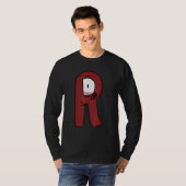 感情レターRアルファベットロア Tシャツ (正面フル)