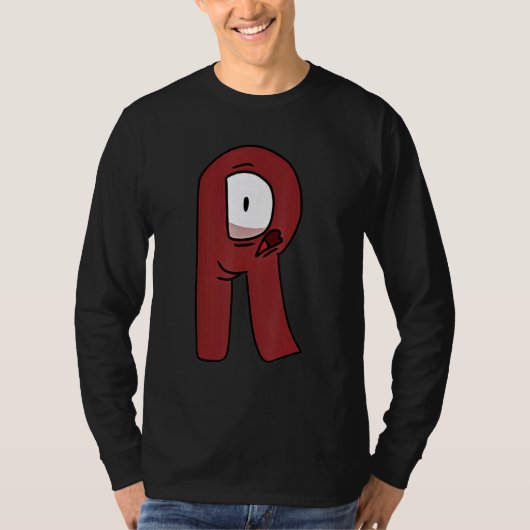 感情レターRアルファベットロア Tシャツ (正面)