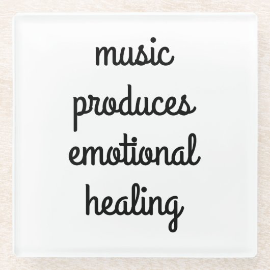 感情修復ガラスコースター ガラスコースター (正面)