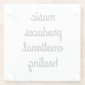 感情修復ガラスコースター ガラスコースター (裏面)