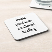 感情修復懸命プラスチックコースター コースター (左側)