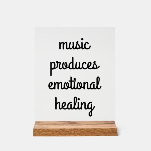 感情回復アクリル徴候 アクリルサイン (正面)