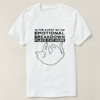 感情崩壊ネコTシャツ Tシャツ