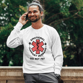 感情支おもしろい援夫ペットしないシャツ Tシャツ