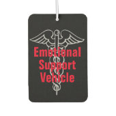 感情支おもしろい援車のジョーク カーエアーフレッシュナー (正面)