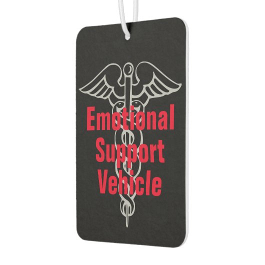 感情支おもしろい援車のジョーク カーエアーフレッシュナー (左)