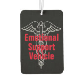 感情支おもしろい援車のジョーク カーエアーフレッシュナー (裏面)