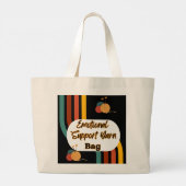 感情支持糸バッグ ラージトートバッグ (裏面)