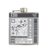 感情支援装置グレー フラスク (正面)