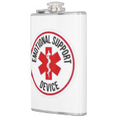 感情支援装置ビニールフラッ包まれたク フラスク (左)