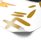 感情的なアニメグリッド。BGなし フォトプリント            (角)