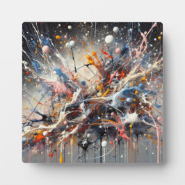 感情的なカラスプラッシュ – 抽象芸術表現者Pa フォトプラーク