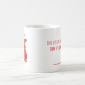 感情的なサポートをくれるカニのマグカップ コーヒーマグカップ (中央)