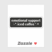 感情的なサポートアイスコーヒー シール (シート)