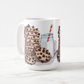 感情的なサポートクッキー コーヒーマグカップ (正面左)