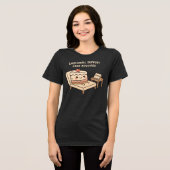 感情的なサポートケーキが必要 トライブレンドTシャツ (正面全面)