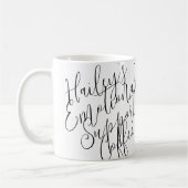 感情的なサポートコーヒーマグ コーヒーマグカップ (左)