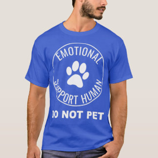 感情的なサポートヒトESAサービスドッグおもしろい Tシャツ