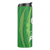 感情的なサポートピックルおもしろいグリーン タンブラー (回転左)