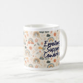 感情的なサポート同僚のマグカップ。共働きギフト コーヒーマグカップ (正面右)