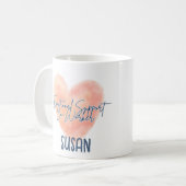 感情的なサポート同僚の仕事のベスティーズカスタムMug コーヒーマグカップ (正面左)